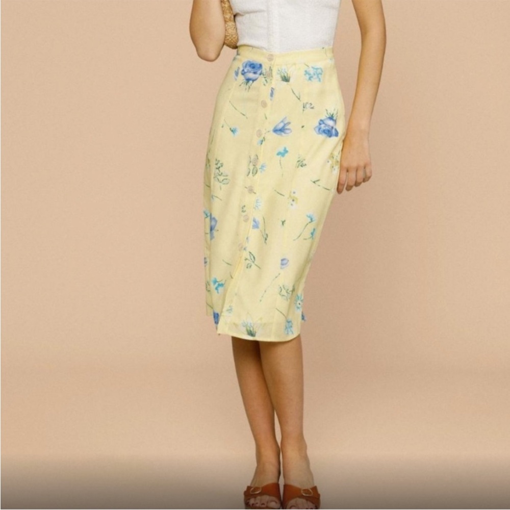 Rouje Elliot Skirt Yellow NWOT